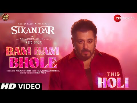 Bam Bam Bhole Song Sikandar | Salman Khan | Sikandar Bam Bam Bhole Teaser | Sikandar Holi Song