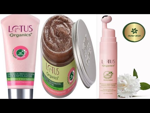 Lotus Organics Face Exfoliator n Face Masque GiftBox/Lotus organics Under Eye Cream/Product Unboxing