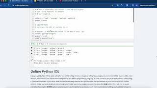 List Methods and Traversion