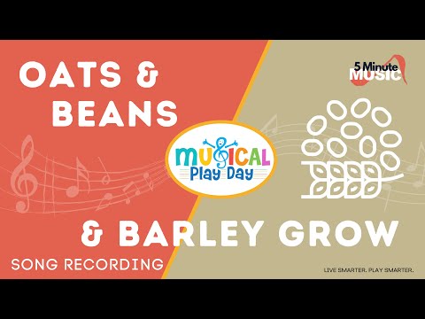 🎶 Oats & Beans & Barley Grow (song) | Music TablePlay | Kids Songs & Games | Learning for Kids