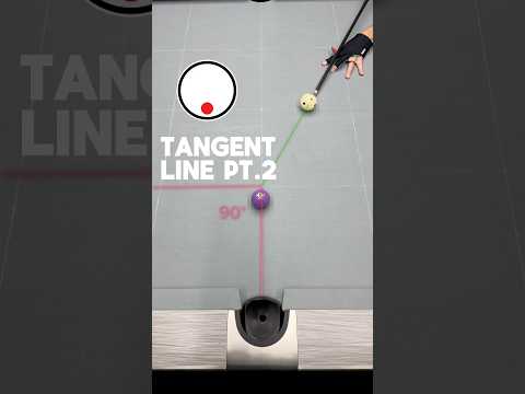 Tangent line part 2 #billiards #8ballpool #pool #2025 #ball #tips #tutorial #howto #games #pooltable