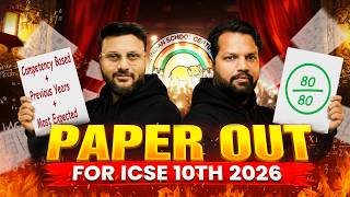 🔥ICSE 10 Paper Out Series 2026 🔥 Day 3 (P-1) |  #AaisikiTaisi | Boards 2026