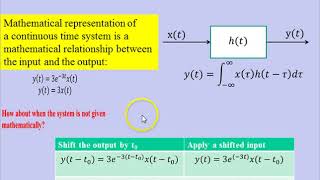 V8 Continuous Time Variant or Invariant System part 1