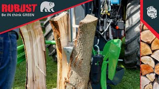 ROBUST Efficient Log Splitter- R13 BA (Honda petrol engine with a trailer) made by Robust