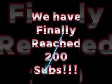 Thank you all for 200 Subs!