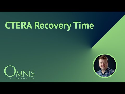 CTERA Cloud Backup Recovery Time for Businesses