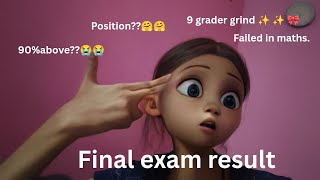 Revealing my class 9th results..😭😭*failed*😸#result#class9#study#vlog#motivation #revealed 