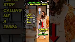 Decreasing Order of REACTIVITY SERIES Trick🔥| Metals and Non Metals | Class 10 Chemistry #Cbse2024