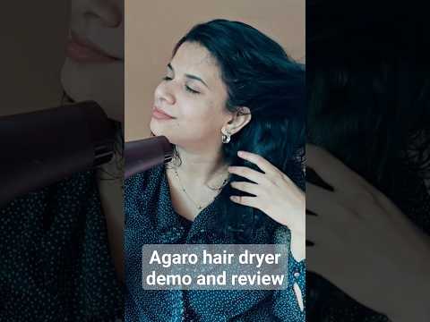 Agaro hair dryer demo and review.#viral#youtubeshorts#shorts#shortvideo#shortsfeed#trending#youtube