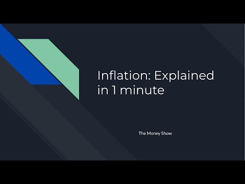 Inflation | Explained in Just 1 Minute | The Money Show