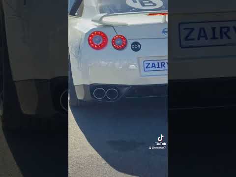 Nissan GTR showing off its magnificent V6 Exhaust note. #car #nissan #gtr #godzilla #carenthusiasts