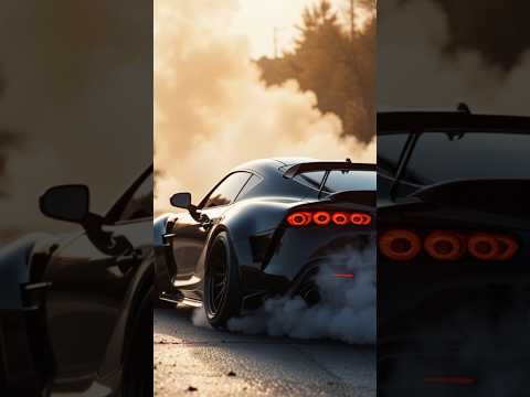 This Modified Toyota Supra Looks INSANE with Smoke and Shine! 🔥 #supra #drift #jdm #carshorts #4k