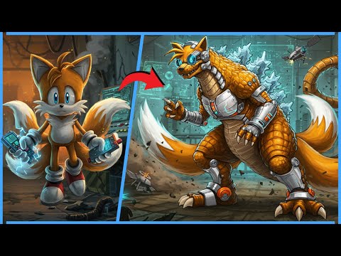 SONIC UNIVERSE as GODZILLA - All Character (Sonic)