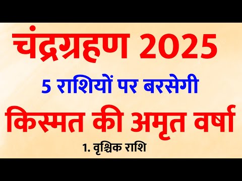 🌕 चंद्रग्रहण 2025 का महा प्रभाव: जानिए किन 5 राशियों की रातों-रात चमकेगी किस्मत! Gyaneshwar Baba