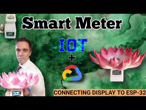 Connecting Display ssd-1306 to ESP-32 -IOT Smart meter (IOT + GCP + C++ +PYTHON )