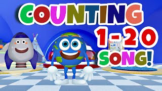 Number song 1-20 for kids preschool and Dance | Sing along | Count by 1s to 20 | Playful Planet