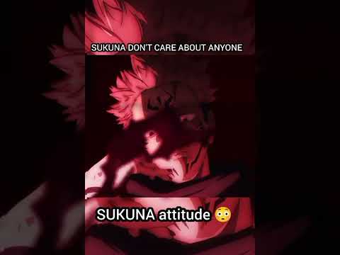 sukuna only care about Megumi-Chan 🌚