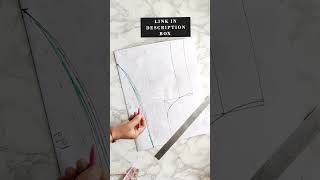 Vneckdraft #drafting #patternmaking #shorts #youtubeshorts #rikidesigner #blousekedesign #neckdesign