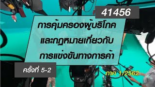 ◣มสธ.◢ 41456 การคุ้มครองผู้บริโภคและกฏหมายเกี่ยวกับการแข่งขันทางการค้า  ครั้งที่ 5-2