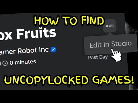 How to get UNCOPYLOCKED Roblox Games EASILY!