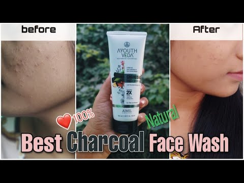 AIMIL Ayouthveda Charcoal Face Wash Review & Demo | 100% Natural & Ayurvedic Face Wash | SkyIsReal