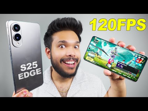 Galaxy S25 Edge Extreme BGMI/Gaming Test - Slim 120FPS ?