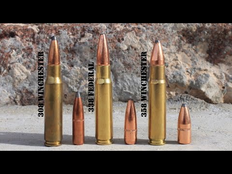 338 Federal vs 308 Winchester vs 358 Winchester Review & Comparison