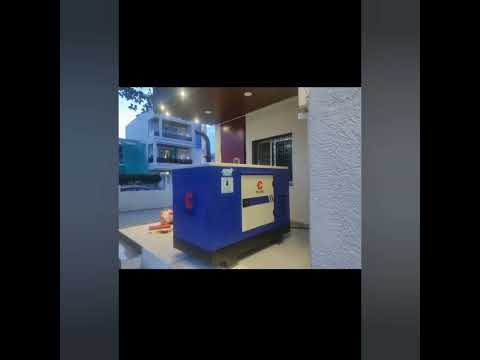 Start to finish: generator installed and ready to power.#genset