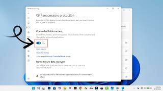 Turn ON Controlled Folder Access to Protect Windows Files