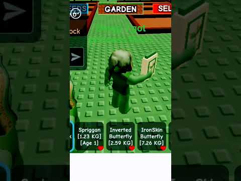 I got the new princess thorn in Grow a Garden #roblox #shorts