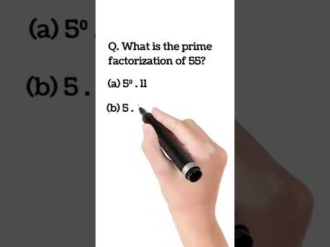 Prime Factorization of 55 | Math Olympiad Exams Preparation