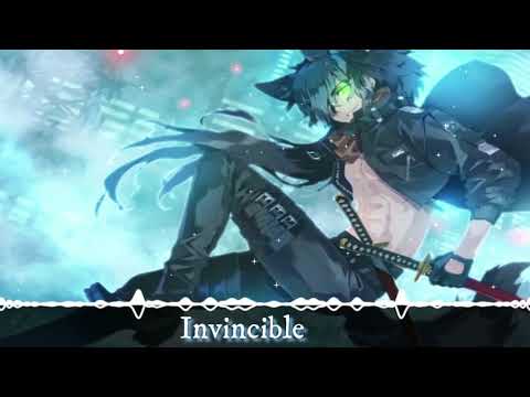 「Nightcore」→feel invincible (Rook Version) lyrics✔︎