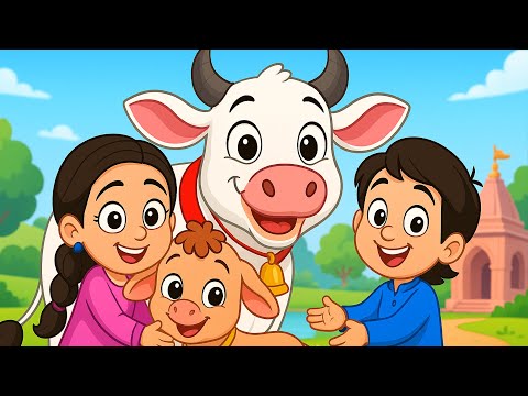 गैया मेरी गईया - Gaiya Meri - Hindi Rhymes For Children - Hindi Nursery Rhymes for Babies Cow Song