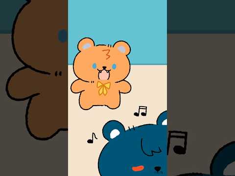 【アニメ】なかよし #さんくま #anime #にじさんじ #ショートアニメ