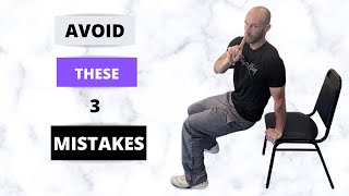 How To Properly Do Tricep Chair Dips - 3 Common Mistakes
