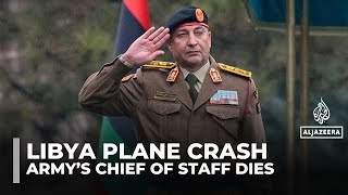 Libyan army chief dies in plane crash near Turkiye’s capital