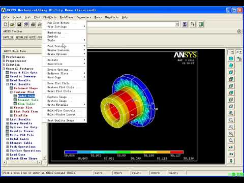 ANSYS Thermal- Example 6—Analysis of Steel Plate Heating Process