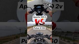 Apache 160 2v VS Pulsar N 160 🔥 Gear Challenge #shorts #n160