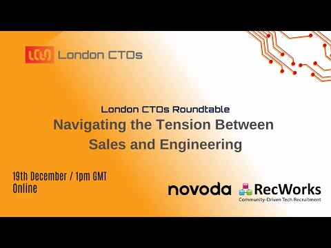 LCTOs Roundtable: Navigating the Tension Between Sales and Engineering - 19th December 2024
