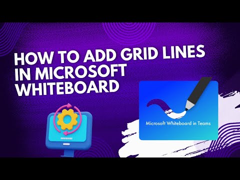 How to add grid lines in Microsoft whiteboard - Step By Step Tutorial (2025)