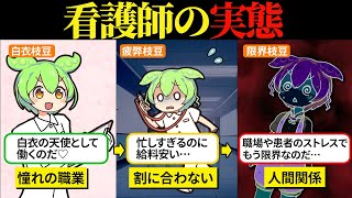 看護師になってみたら割に合わなすぎて後悔したのだ…【ずんだもん＆ゆっくり解説】
