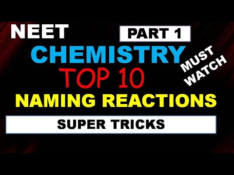 NAMING REACTIONS TRICKS 🔥🔥🔥🔥PART 01 |remember naming reactions of chemistry #neet2023 #neetchemistry