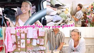 MOVING VLOG: shopping with my boyfriend for my new place!