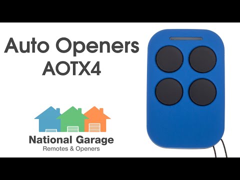 Auto Openers AOTX4 Garage Remote Control Video Description
