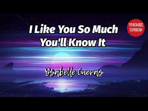 "I Like You So Much, You'll Know It (A Love So Beautiful OST English Cover)"Lyrics - Ysabelle Cuevas