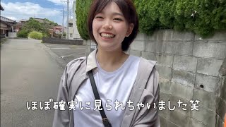 【ノーブラ散歩】汗で濡れたシャツで散歩したら