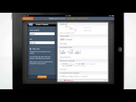 A Quick Tour of the Wolfram Precalculus Course Assistant