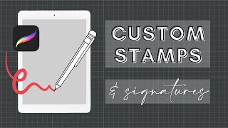 How to Create a Procreate Stamp Brush | Procreate Tips for Drawing