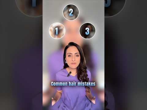 ❌this makes hair fall worse | dont make these  mistakes| dermatologist suggests