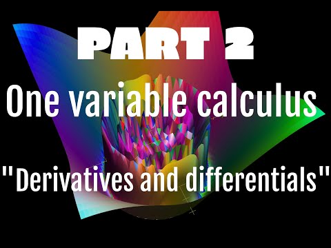 Part 2. Intuitive introduction of derivatives. Differentials as linear maps.